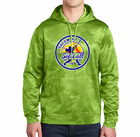 Lime Green Camo Hoodie